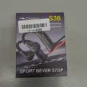 S36 HiFi Waterproof Earbuds for Swimming, IPX8 TOP 32GB Swimming Headphones with Bluetooth & MP3 Playback, in-Ear Noise Cancellation Wireless Underwater Sports Headphones for Swimming (32GB)