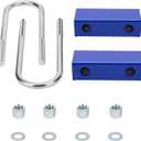 Tuningsworld 3" Lowering Block Kit and U-bolts Kit for Chevy C10 Rear 1960-1972 Leaf Spring Lowering Block Kit