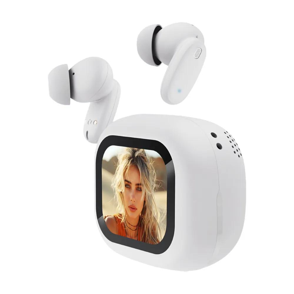 Helix Earbuds, Touchsense Interactive LCD Charging Case 