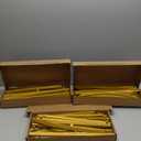 Wokceer Wedding Arch Backdrop Stand 7.2FT, 6.6FT, 6FT Set of 3 Gold Metal Arch Backdrop Stand for Wedding Ceremony Baby Shower Birthday Party Decor