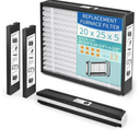 2-Pack 20x25x5 Replacement Air Filter for Lennox X6673 MERV 13 Allergy & Dust Defense, Pleated HVAC AC Furnace Filters (Actual Size: 19-3/4" x 24-3/4" x 4-3/8")