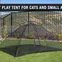 Outback Jack Cat Tent Large for Outdoor or Indoor Enclosures - Portable Playhouse Play Tents for Outside or Inside Cats & Small Animals, Kitten House Happy Habitat