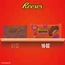 REESE'S Milk Chocolate Peanut Butter Hearts, Valentine's Candy Pack, 16 oz (2 Pieces)