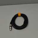 Tisino Female XLR to 1/4 (6.35mm) TS Mono Jack Unbalanced Microphone Cable Mic Cord for Dynamic Microphone - 16 FT/5 Meters