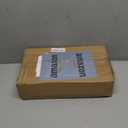 Toovip 50 Pack 8x4.75x10 Inch Medium Plain Brown Kraft Paper Bags with Handles Bulk, Gift Bags for Favors Grocery Retail Party Birthday Shopping Business Goody Craft Merchandise Take Out Sacks