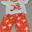 New Year Pajamas for Kids White and Red Size 2Y