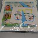 2-IN-1 Large Magnetic Drawing Board for Toddlers Kids, Magnetic Color and Number Maze, Magnetic Dot Art Board for Kids, Montessori Education Travel Toys for Boys Girls Age 3 4 5 6 7 8 Years Old