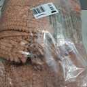 H.VERSAILTEX Bathroom Rugs Bath Rug Set 2 Piece Bathroom Contour Rug Toilet Mat Non Slip Contour Bath Rug Ultra Thick Water Absorbent Striped Bath Mats Washable(36" x 24" Plus 20" x 24" U, Muted Clay)