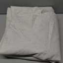 H.VERSAILTEX Linen Blackout Curtains Durable Thick Textured Linen Look 100% Blackout Patio Door Curtain Anti Rust Grommet Extra Wide Sliding Door Curtain Panel, Bleached Sand, W100 x L108 inch