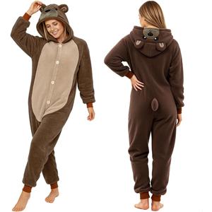 Adult Onesie Animal Pajamays Sleepwear Christmas Costumes Unisex One Piece Cosplay Suit for Women and Men (S)