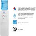 Brio CL500 Commercial Grade Hot and Cold Top load Water Dispenser Cooler - Essential Series
