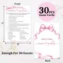 3 x Bridal Shower Games 30 Guests, Match These Movie Quotes Bridal Shower Wedding Games for Reception, Rehearsal Dinner Engagement Party Activities Game Card/HL 015, (Mix)