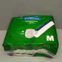 Medline MTB80300Z Extended Wear Overnight Adult Brief with Tabs, Maximum Absorbency, Medium, Pack of 15 (White, M)