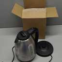 Electric Tea Kettle, 1.8L Stainless Steel Water Boiler & Heater, 1200 Watts Water Kettle for Fast Boiling, Auto-Shutoff and Water Level Window