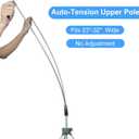 Adjustable X Banner Stand Fits Any Banner Size Width 23" to 32" and Height 63" to 78"