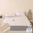 Grounding Sheets,Quilted Sheets,20% Pure Silver Infuse Fiber+Organic Cotton,Deep Pocket Grounded Bed Fitted Sheets,40S Anti-Pilling Combed Cotton. (Twin)