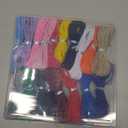 Round Colored Elastic Cord 0.8mm-0.03inch 600 Feet Strong Stretch String for Bracelet Making, DIY Jewelry String - Stretchy Beading Cord for Necklaces, Journals, Sewing Crafts & Hair Bands (Mixed)