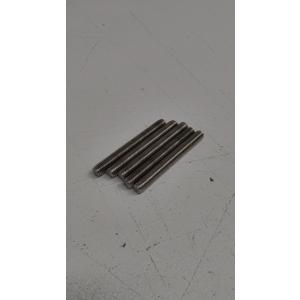 Fully Threaded Rod M12 x 100mm 1.75mm Thread Pitch, 5 Pack 304 Stainless Steel Right Hand Threaded Rods Bar Studs for Furniture Machinery Assembly