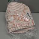 ZWJD Throw Pillow Covers 26x26 Set of 2 Striped Pillow Covers with Fringe Chic Cotton Decorative Pillows Square Cushion Covers for Sofa Couch Bed Living Room Farmhouse Decor (Burnt Orange)