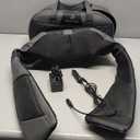 RESTECK Massagers for Neck and Back with Heat - Deep Tissue 3D Kneading Pillow, Electric Shiatsu Shoulder Massage, Foot, Legs,Body - Relieve Muscle Pain - Office, Home & Car (Black/Grey)