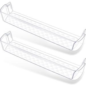 [2 PACK]UPGRADED MAN62570801 Refrigerator Door Bin Compatible with Kenmore LG Refrigerator Door Shelf Replacement LTCS24223S LG Fridge Shelf Replacement PS7794186 AP5681952 LTCS24223D LTWS24223S Shelf