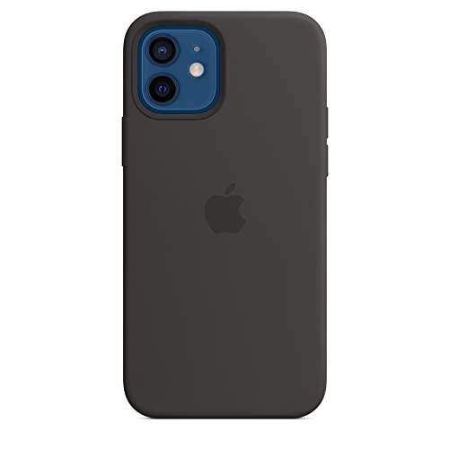 Apple iPhone 12 and iPhone 12 Pro Silicone Case with Magsafe - Black