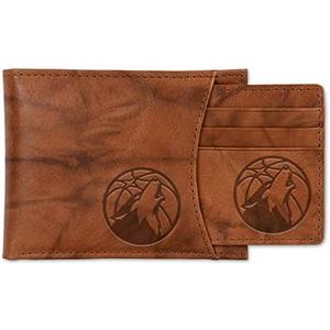 NBA Basketball Genuine Leather Slider Wallet - 2 Gifts in One