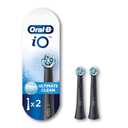Oral-B iO Series Ultimate Clean Electric Toothbrush Replacement Brush Heads for an Oral-B Electric Toothbrush, 2 count, Black