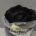 Bedsure Sherpa Fleece Throw Blanket for Couch - Thick and Warm, Soft Fuzzy Plush Throw Blanket for Winter, Black, 50x60 Inches