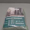 NICETOWN Sage Green Living Room Completely Shaded Linen Textured Draperies, 2 Pieces, W52 x L84, Privacy Protection & Noise Reducing Ring Top Drapes, White Lined Insulated Window Treatment Curtains