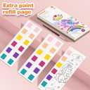 Paint with Water Coloring Books for Kids - 2 Pack, Pocket Mess Free Watercolor Painting Kit, Water Color Paint Set Arts and Crafts Gift for Girls Ages 4 5 6 7 8+, Travel Activity Toy