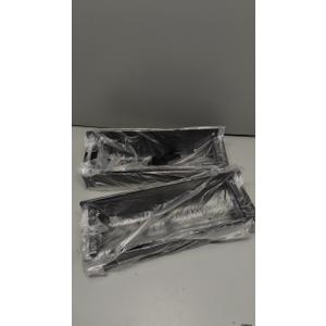 4 Pack Magnetic Spice Rack Organizer for Refrigerator and Oven, Black Fridge Organizers and Storage for Kitchen