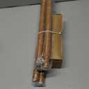 Long Wood Curtain Rods for Windows 66 to 120 Inch, Adjustable Decorative 1'' Heavy Duty Metal Curtain Rod with Modern Faux Wood Grain Finials, Rustic Farmhouse Bedroom Boho Drapery Pole