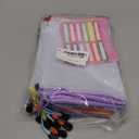 VVCOIIROEI 32pcs Mesh Zipper Pouch Bags, 8 Sizes, 8 Colors Zipper Pouches for Organizing, Board Game Storage, Travel, School Office