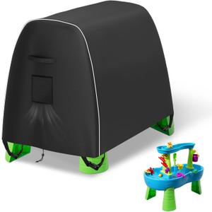 SIRUITON Kids Water Table Cover Fit Step2 Rain Showers Splash Pond Water Table, Waterproof Dust Proof Anti-UV Outdoor Toys Cover