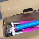 Kick Scooter - Collapsible Portable Kids Push Scooter - Lightweight Folding Design with High Visibility RGB Light Up LEDs on Wheels