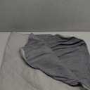 NeColorLife Ottoman Cover Square Waterproof Ottoman Slipcover Thick Storage Footrest Stool Covers Furniture Protector for Pets(Large Size,Light Gray)