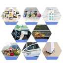 5m (16.5ft) Washable Double Sided Tape 2mm Thick, 1.2 Inch Wide Clear Nano Adhesive Mounting Tape, Heavy Duty, Reusable & Residue-Free for Walls, Carpets, Photos, DIY Projects