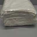 BRILLMAX 6 Pack Ivory Round Tablecloths 132 Inch for 72 Tables - 150 GSM Polyester Fabric, Floor Length Drop, Water, Stain & Wrinkle Resistant Cloth Cover for Wedding Reception Banquet Dining