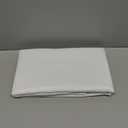 No. 918 Martine Microfiber Semi-Sheer Rod Pocket Kitchen Curtain Valance and Tiers Set, 54" x 36", White