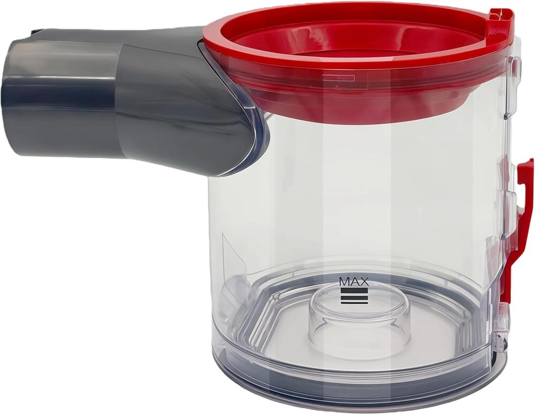 Dust Bin Replacement Parts for Dyson V7 V8 SV10 SV11,Vacuum Cleaner Canister Replacement, Clear Dust Bin Attachments Hold Animal Pet Hair, Prevents Leakage and Restore Suction No.967699-01