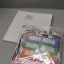 4 Pcs Birthday Table Decor Happy Birthday Wooden Sign Blocks Farmhouse Colorful Tiered Tray Decor Rustic Tabletop Centerpieces for Home Office Desk Shelf Mantel Party Decoration Supplies