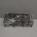 Shower Caddy Hanging Bathroom Organizer: Rustproof Shelf for Inside Shower - No Drilling Racks Over Showerhead - Bath Shelves for Shampoo Soap (Black)