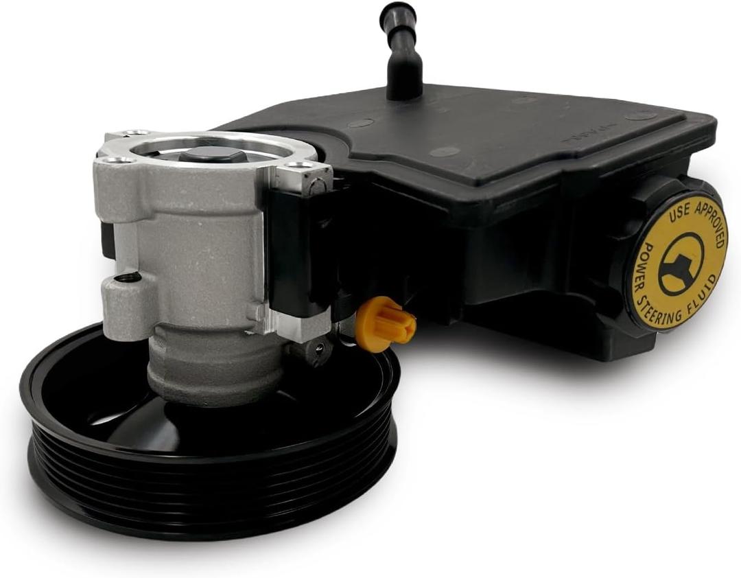 20-38771 Power Steering Pump Assembly with Pulley Reservoir Compatible with 1996-2001 Jeep Cherokee,1997-2003 Jeep Wrangler,1997-2003 Jeep TJ