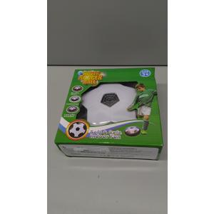 1 Pack Hover Soccer Ball with 8 Pcs Batteries, Air Floating Soccer Toy with LED Lights and Foam Bumper, Indoor Games for Kids 4-8-12, Toys Gifts for 3 4 5 6 7 8 9 Year Old Boys Girls (Multicolor)