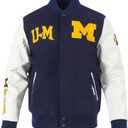 Pro Standard Mens Ncaa University Of Michigan College Classic Chenille Varsity Jacket