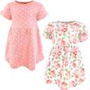 Hudson Baby Girl's Cotton Dresses, 0-3 Months