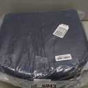 Battilo Chair Cushions for Dining Chairs with Ties, Indoor/Outdoor Kitchen Chair Pad with Non-Slip Backing, Dining Seat Cushion with Machine Washable Removable Cover, 16"x16"x2", Set of 2, Navy