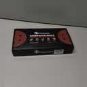 100 Pcs 6 inch Sanding Discs 180 Grit 6 Hole Hook and Loop Round Sandpaper for Random Orbital Sander