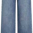 CIDER Wide Leg Jeans for Women High Waisted Denim Pants Boyfriend Jeans Trendy Casual Summer Bottom (Large)